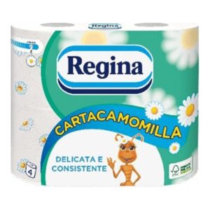 Regina Carta Igienica Camomilla 4 Rotoli