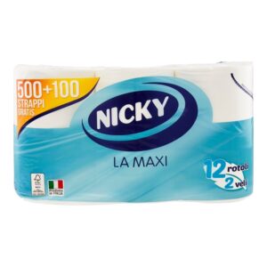 Nicky Carta Igienica 12 Rotoli