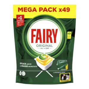Fairy Caps Original Lavastoviglie 49 Pezzi